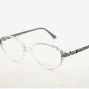 Authentic Salvatore Ferragamo 2512 157 Transparent/Blue 54mm Eyeglasses RX
